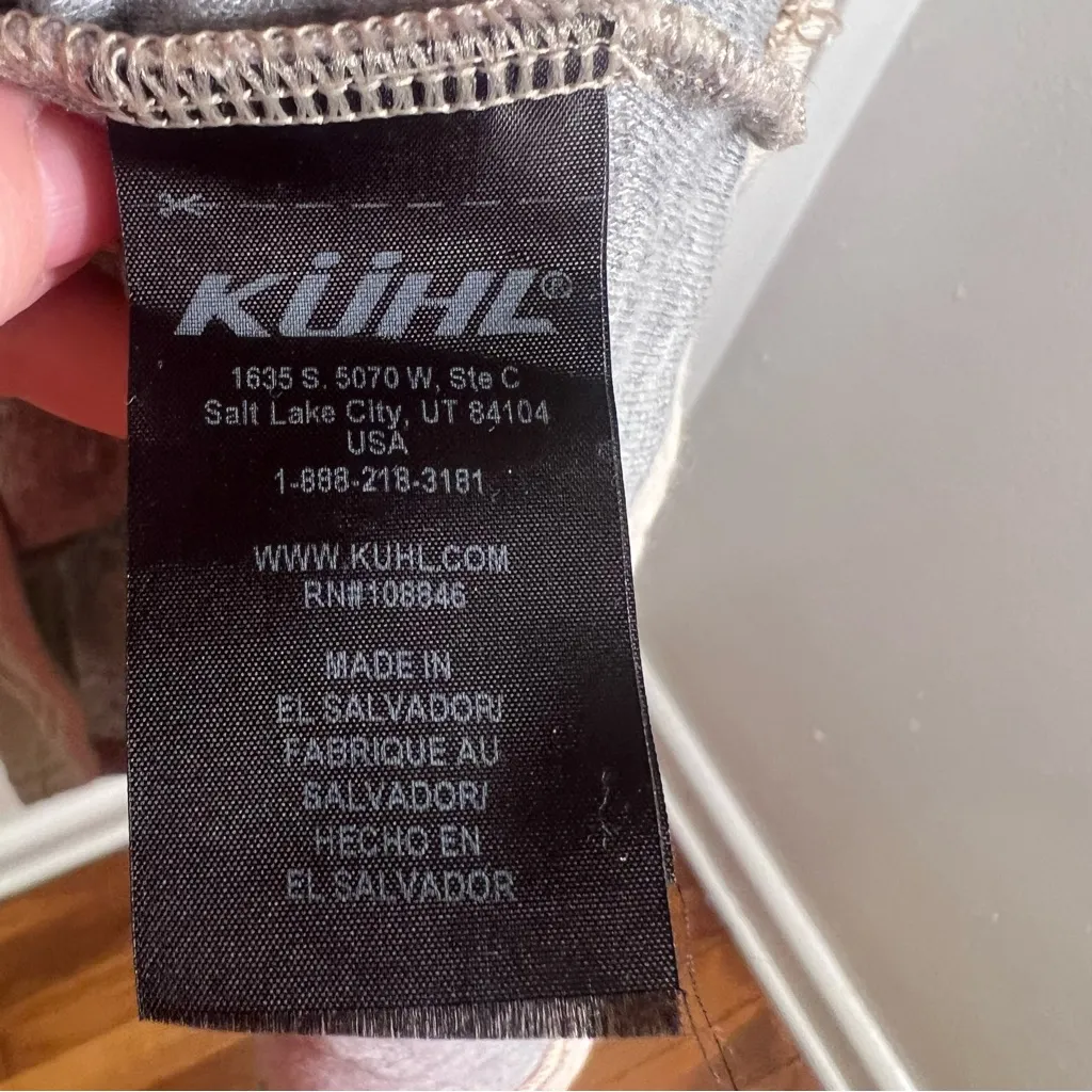 Kuhl Athena Pullover Sweatshirt Dove Beige Quilted M - Image 13