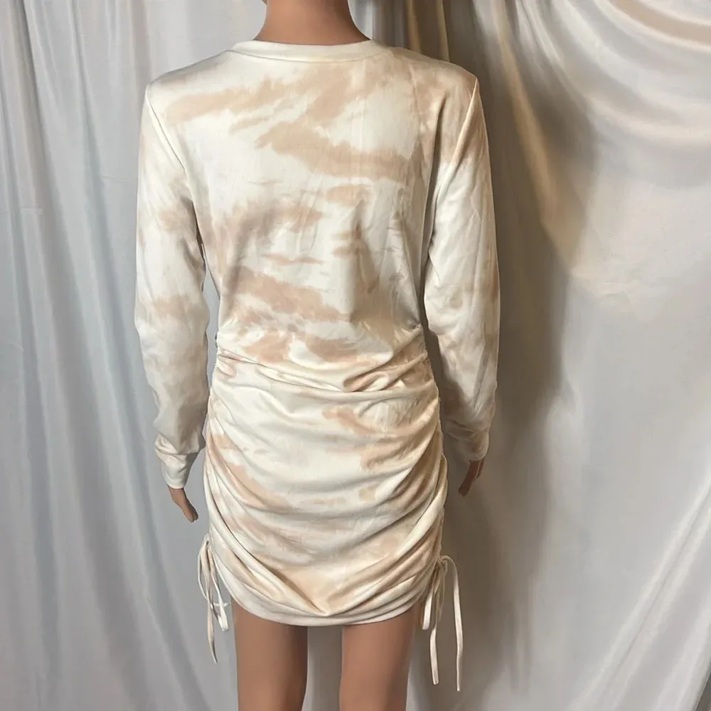 M.n.i Dress Drawstring Tye Dye Long - Image 6