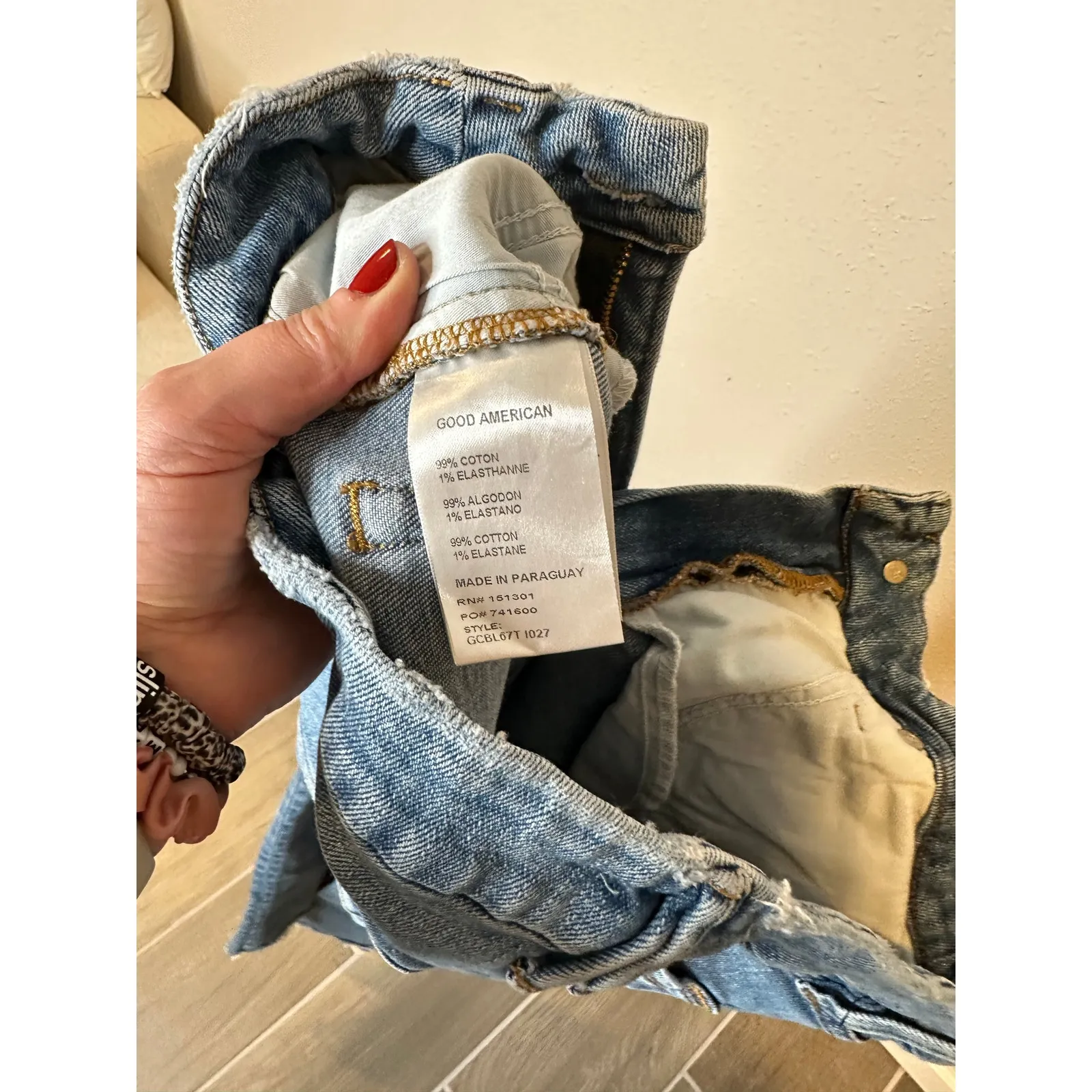 Good American‎ flare Jean -size 4 - Image 4