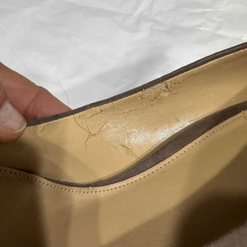 Michael Kors Taupe Suede Heels - Image 7