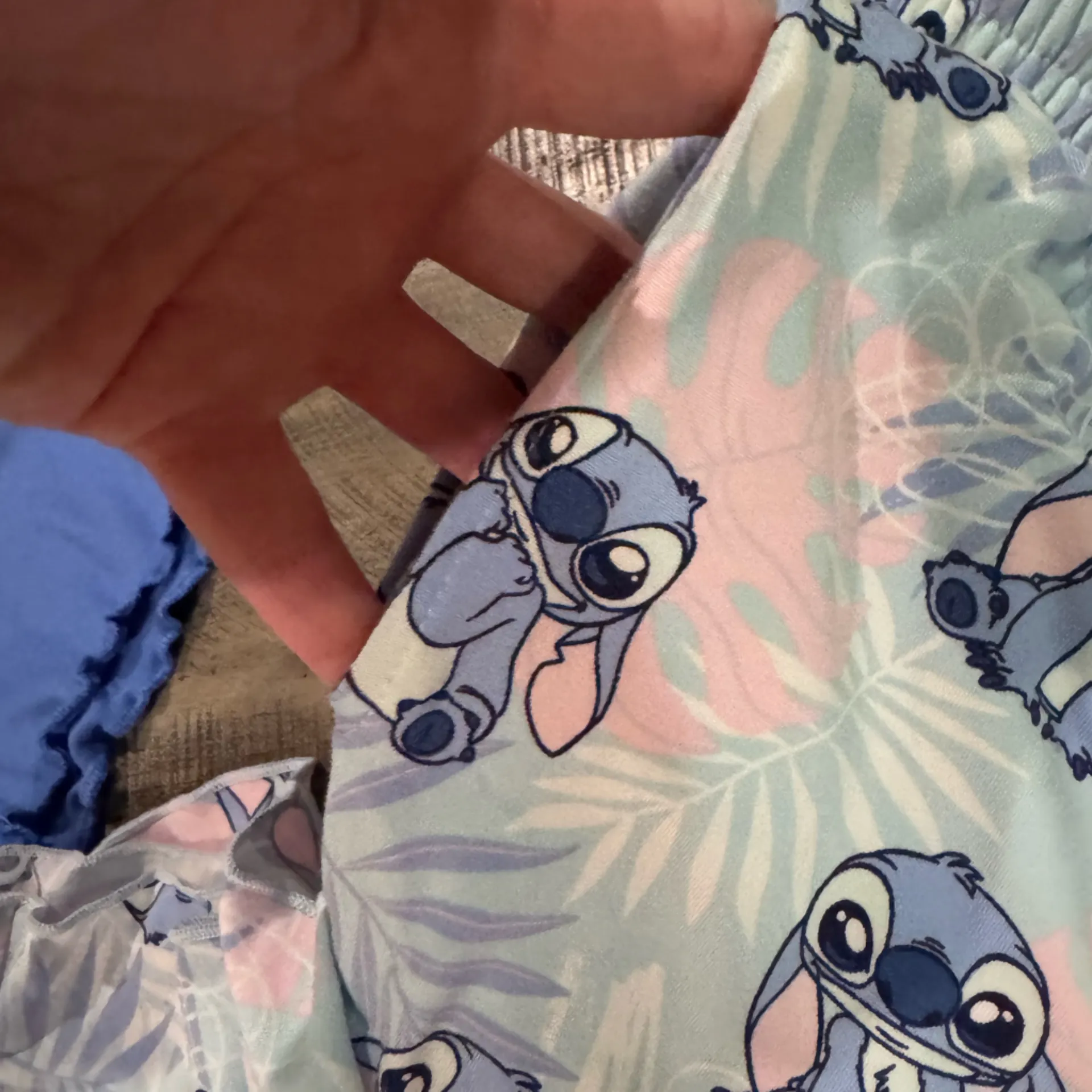 Disney Stitch PJ set- size small (4-6) - Image 3