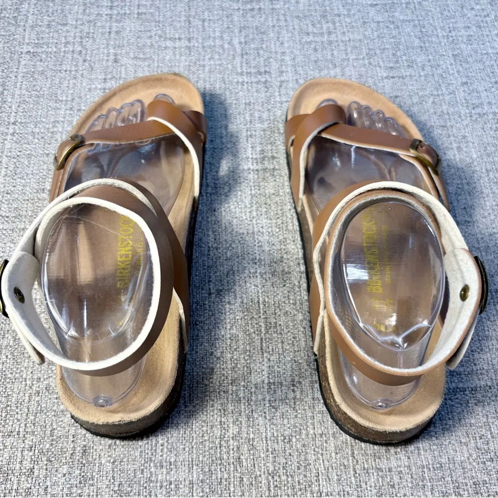 ♨️Birkenstock Yara Strappy Vegan Leather Sandals in Cognac Size 40 (9–9.5 US)🧡 - Image 12