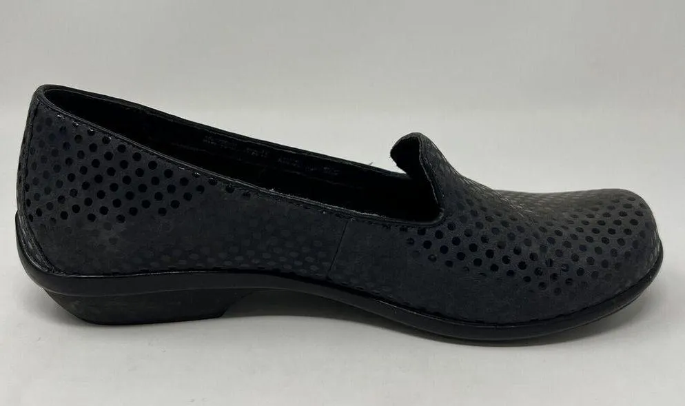 Dansko Olivia Slip On Shimmer Polka Dot Flats Loafers Black EU 37 Women’s Size 7 - Image 6