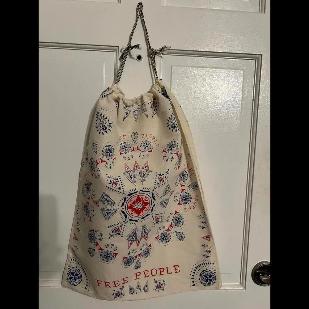 Free People  Boho Drawstring Bag - Image 3