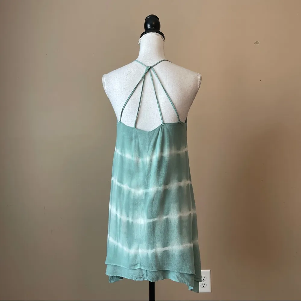 BISHOP + YOUNG | Green Tie Dye Tunic Tank Top Sz XS - Image 4