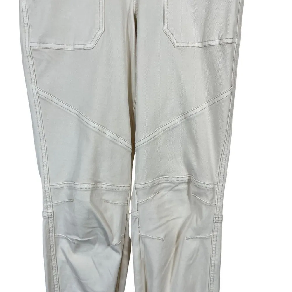 SPANX Stretch Twill Cargo Jogger in Parchment - Image 5