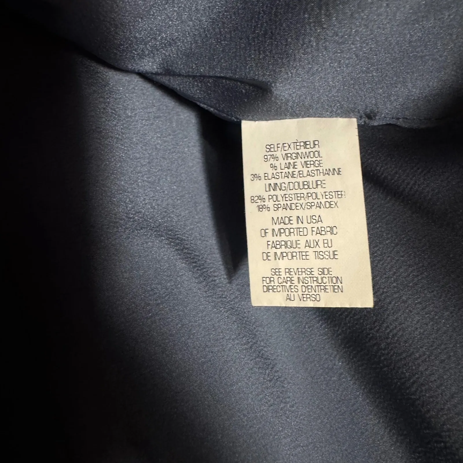 Theory Gabe N Edition Virgin Wool Blazer Blue 0 Career Business Chic Minimalist - Image 6