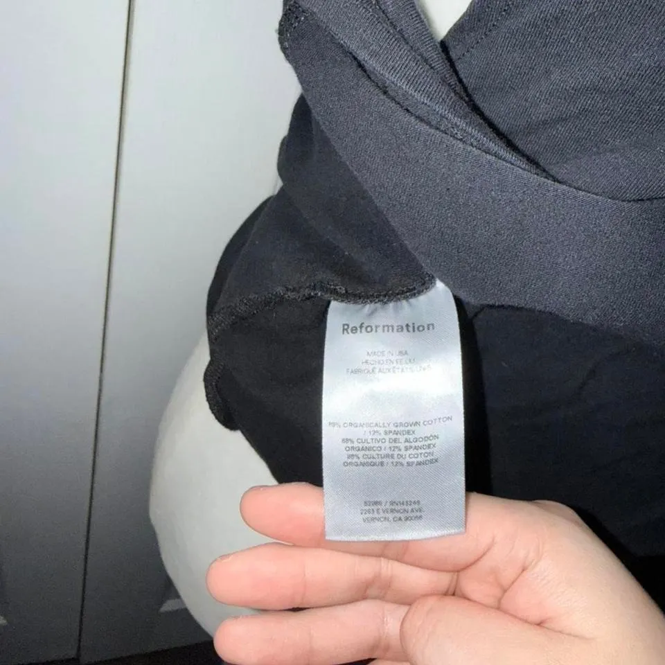 Reformation Alden Funnel Neck Dress Size Medium - Image 3