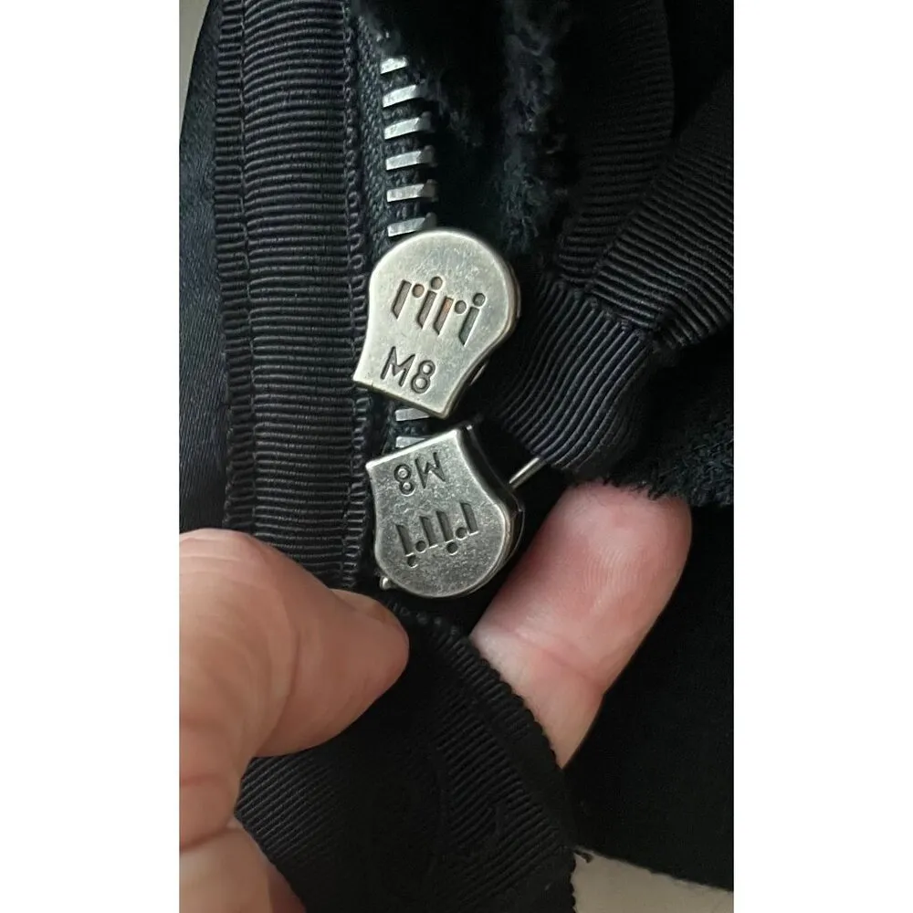 $795 3.1 Phillip Lim 4 Wool Jacket Coat Blazer Ruffles Black Zipper Dress Silk - Image 8