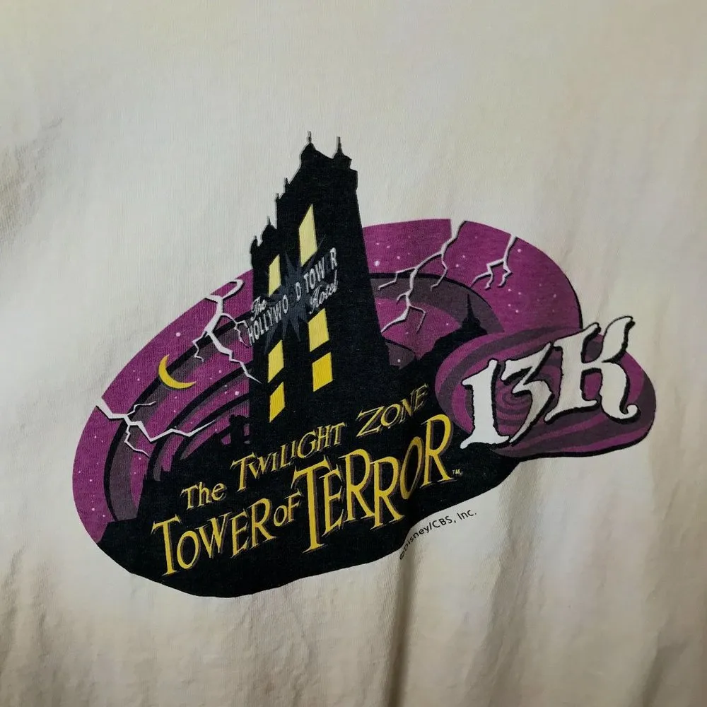 Champion Twilight Zone Tower Of Terror T Shirt Sports Double Sided Graphic - Image 12