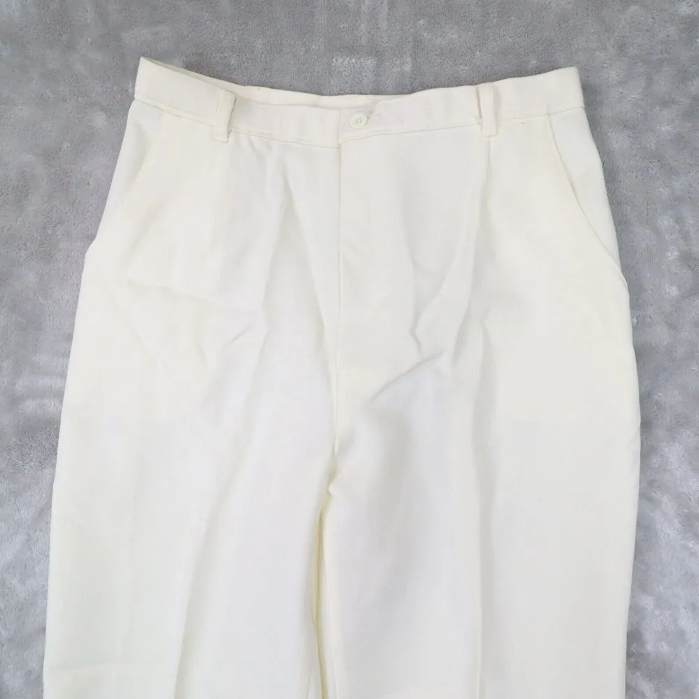 Levi's Vintage‎ Women's  Ivory Hidden Fit Bend Over Pants size 14 made in USA - Image 2