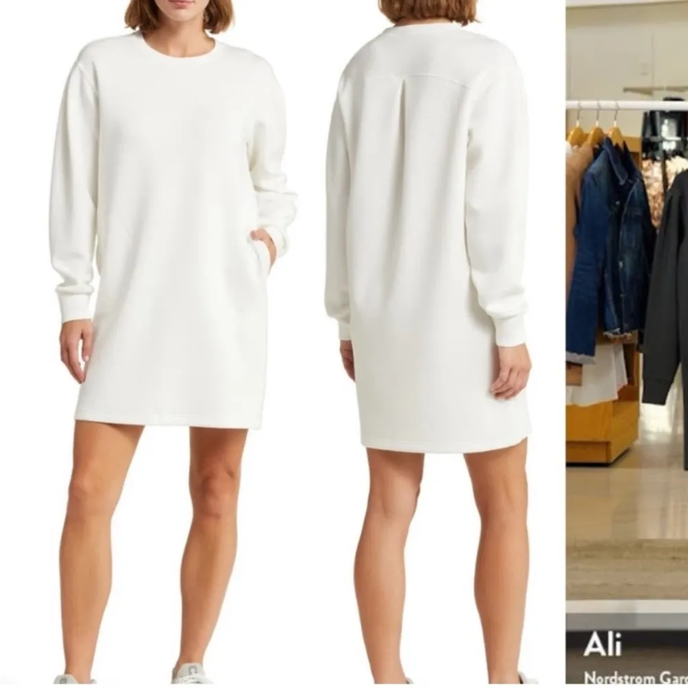 Spanx  AirEssentials Crew Neck Dress in Powder - Image 4