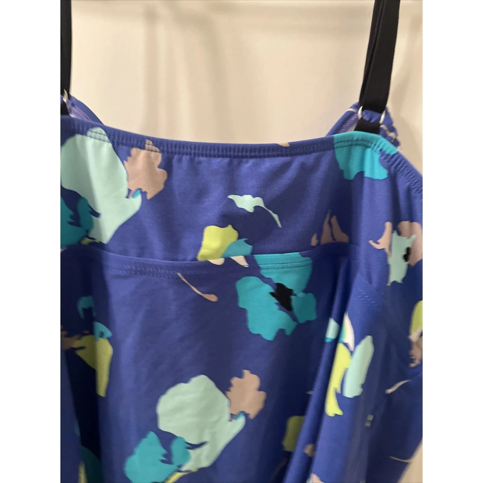 Beach House Women's Floral Print Tankini Swim Top Padded Cups 1pc Size 16 - Image 13