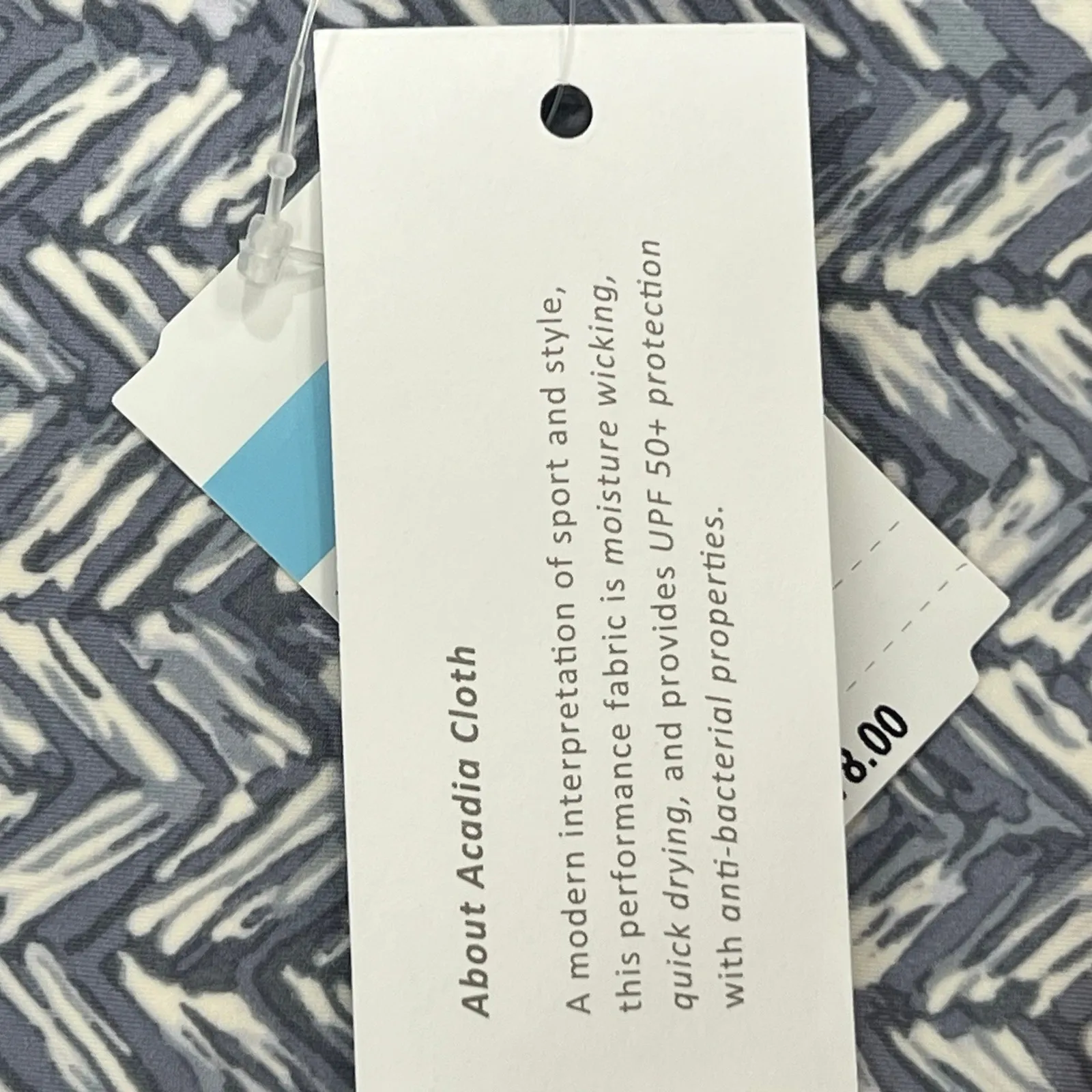 J Mclaughlin Isles Top XS NWT $178 1/4 Zip Long Sleeve Acadia Gray‎ White - Image 6