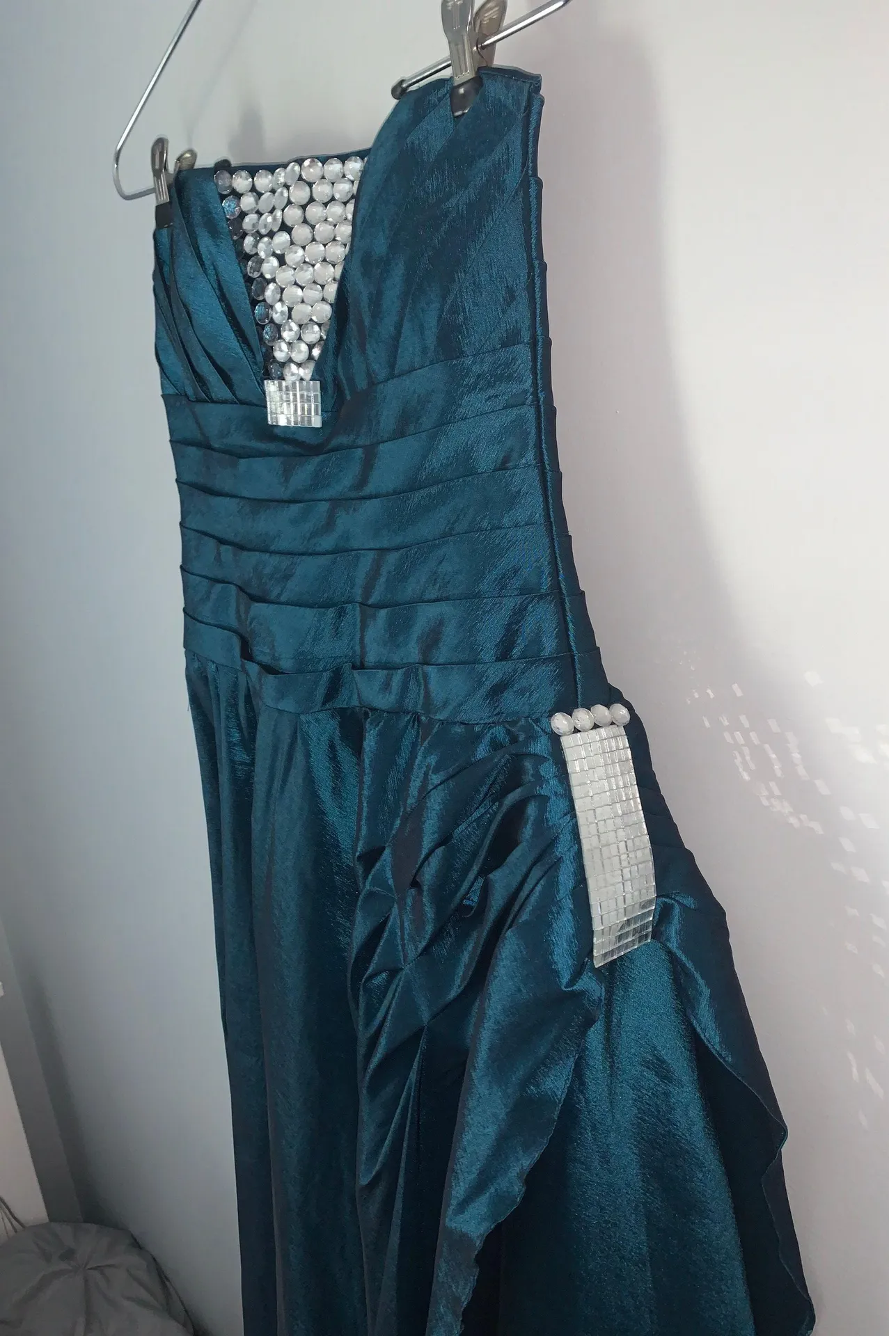 Handmade Long Dress Blue Size M - Image 4