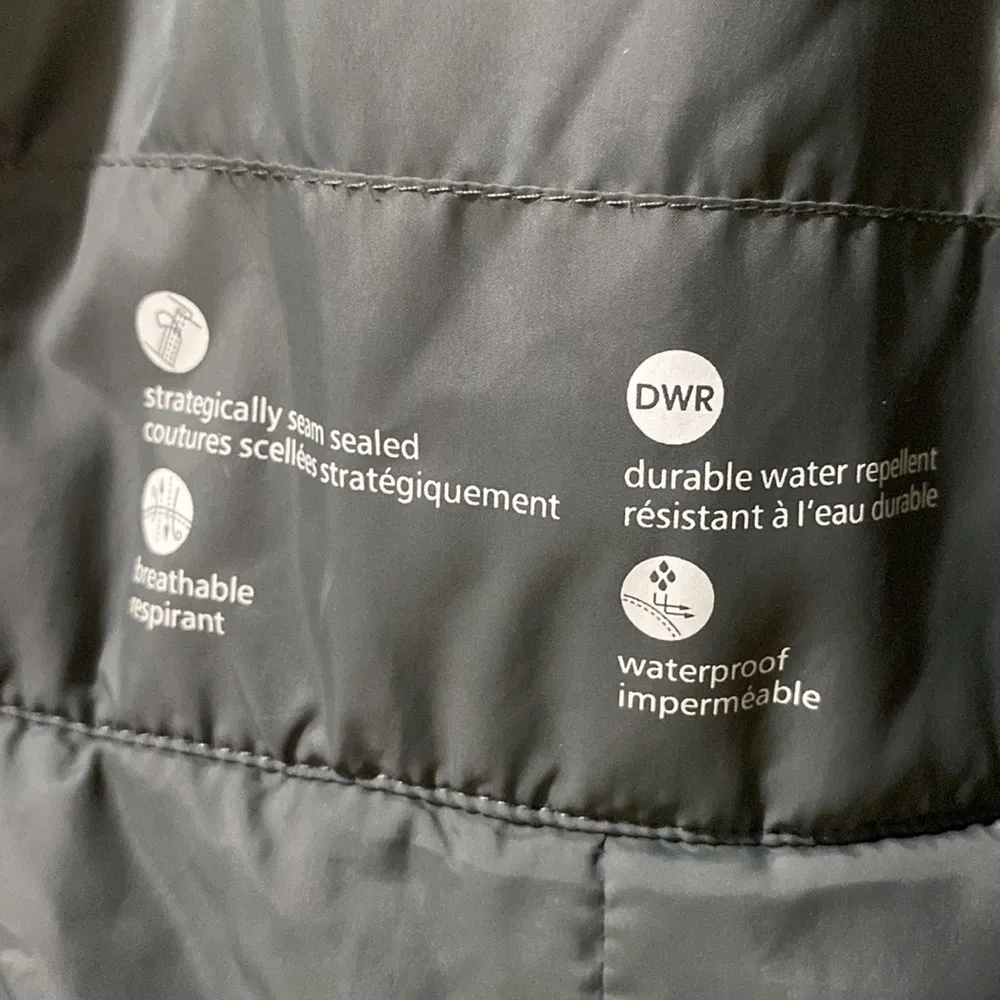 Lole Grey Soft Shell Waterproof Winter Full Zip Hooded Jacket Size S - Image 9