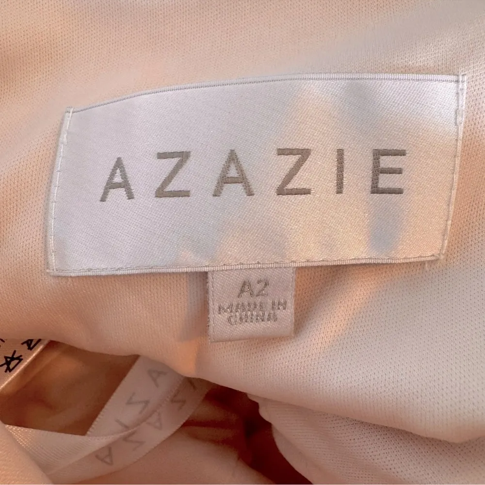 Azazie Calla Bridesmaid Fotmal Dress in Pale Pink Size 2 - Image 11