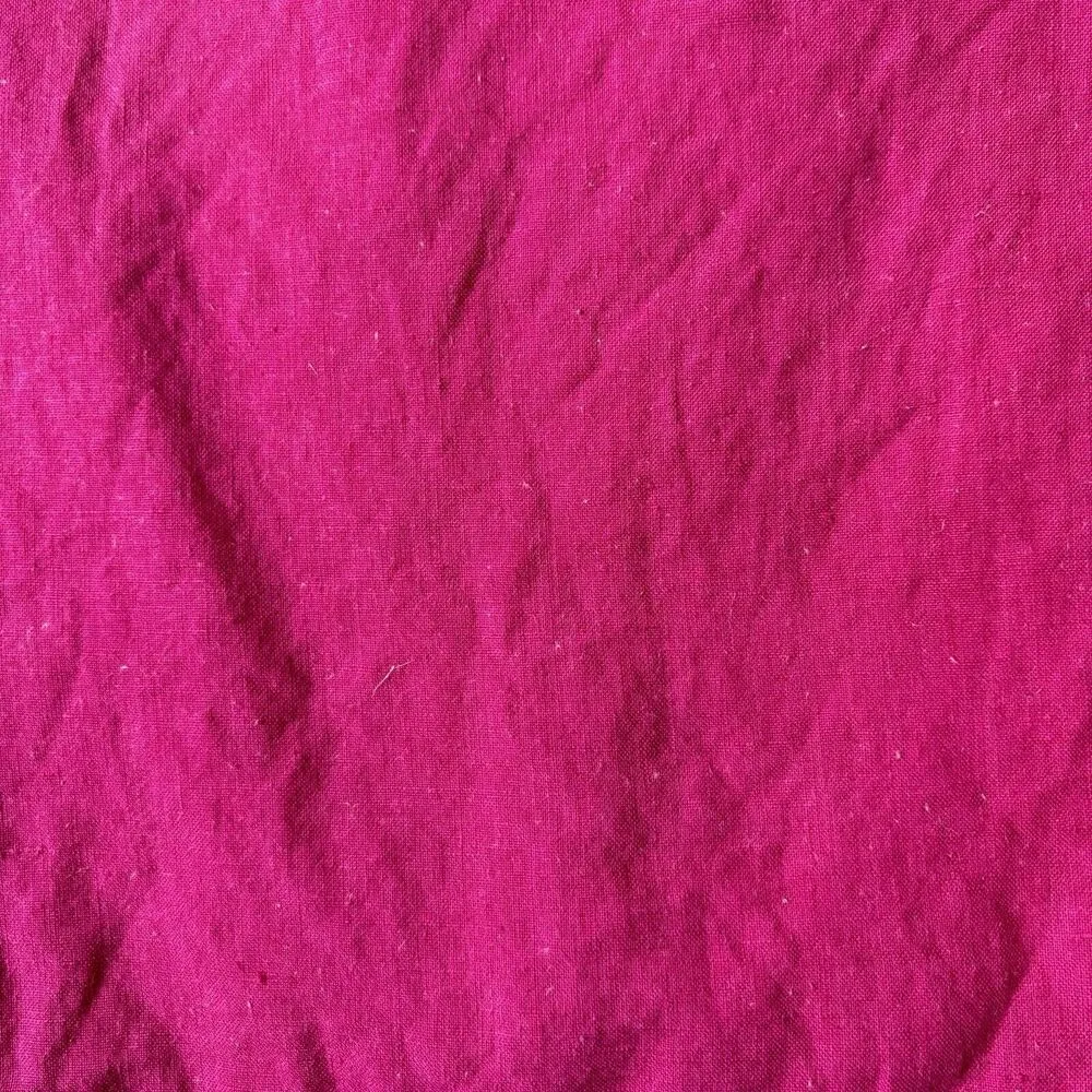 Eileen Fisher Dress Women’s Size M Tank Dress Hot Pink Preppy Linen Mini Dress - Image 5