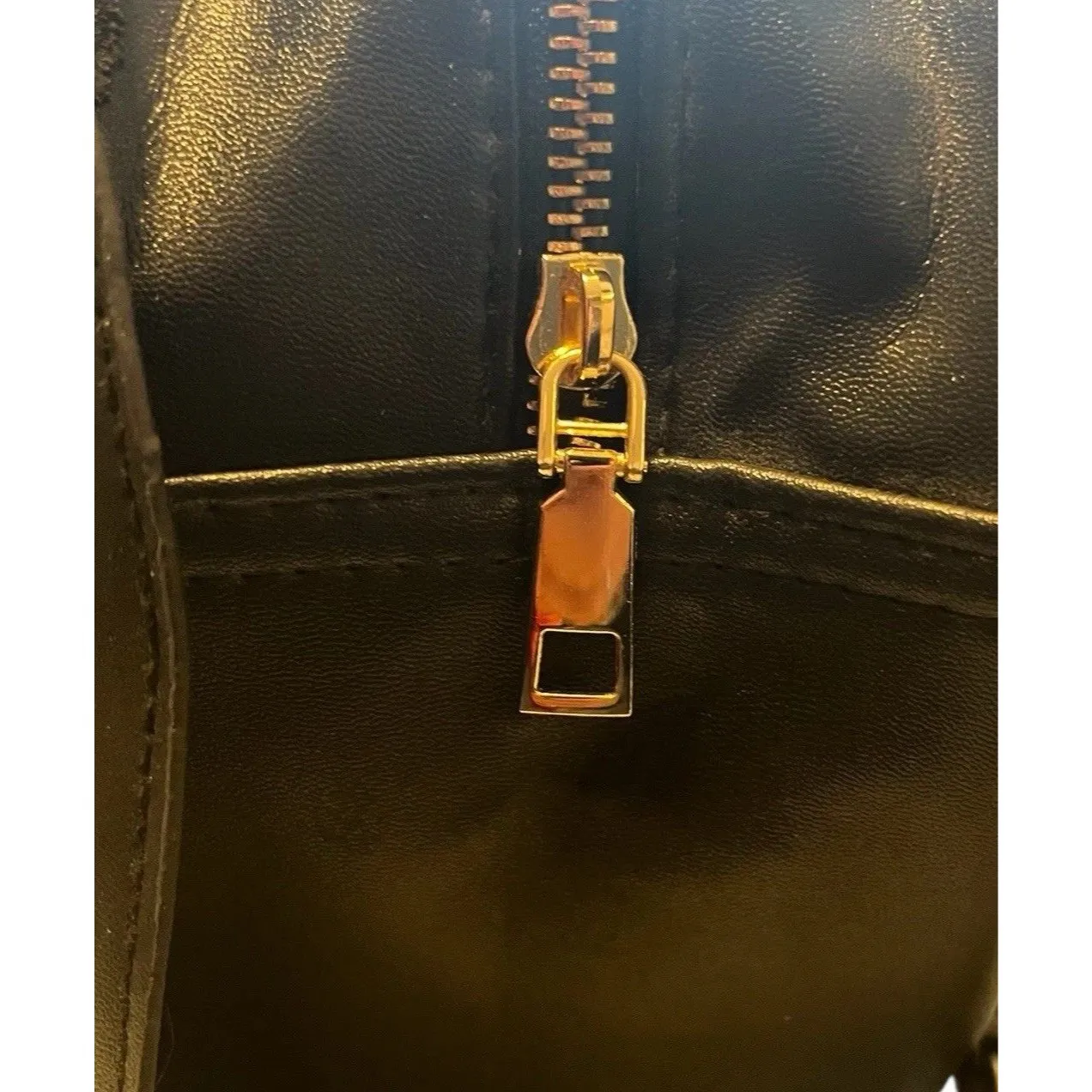 AZA Gothic Heart Bat Wing Backpack Black Lace Trim Faux Leather Mini Bag Purse - Image 14