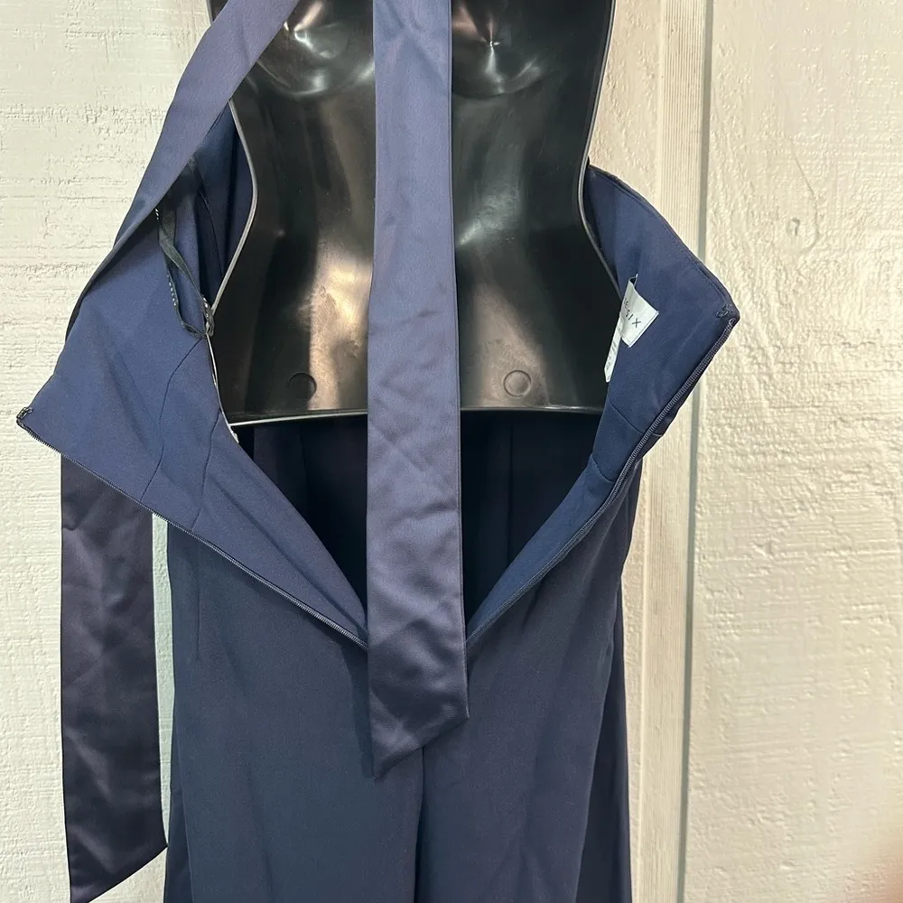 After Six Women’s Navy  Haltertop Pantsuit Size Small NW… - Image 3