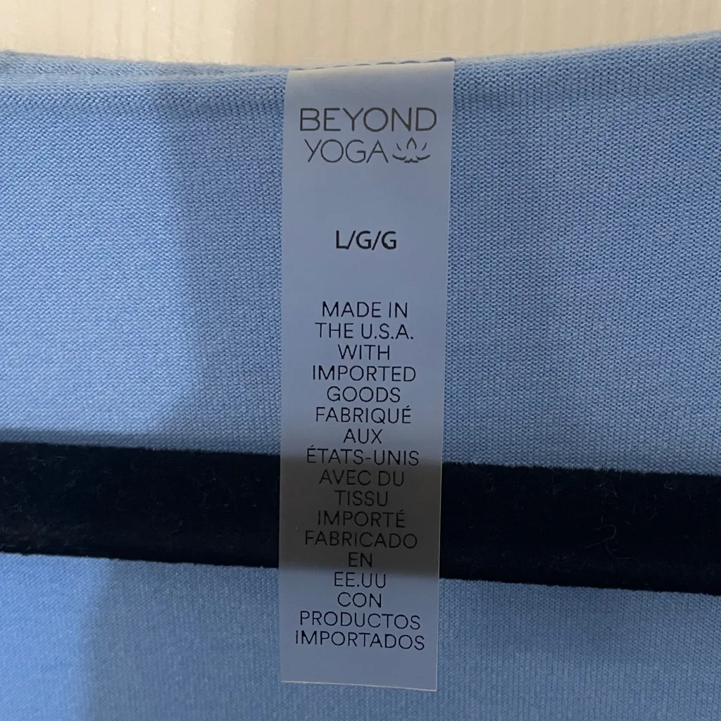 Beyond Yoga Featherweight Getaway Dress Size Large in Flower Blue Heather - Image 10