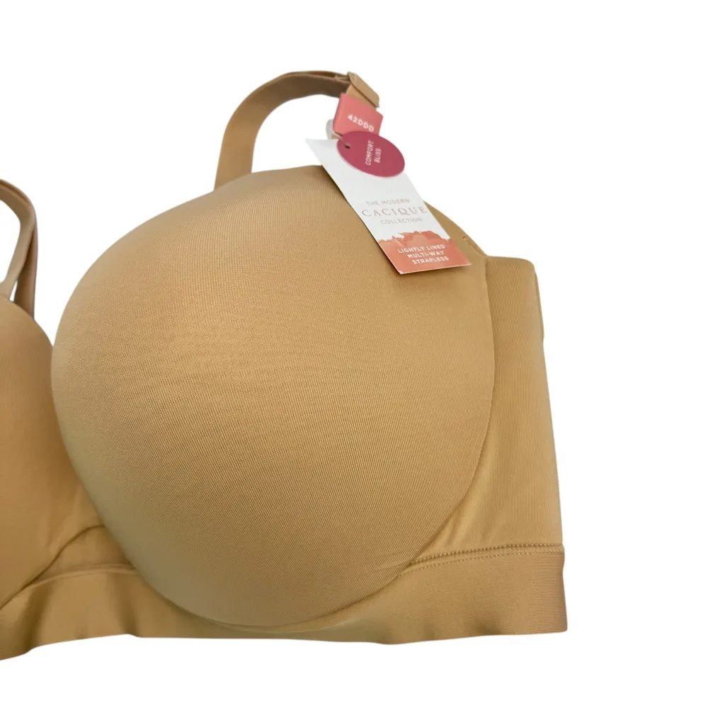 NWT Cacique Comfort Bliss Lightly Lined‎ Multi-Way Strapless Bra Plus New 42DDD - Image 5