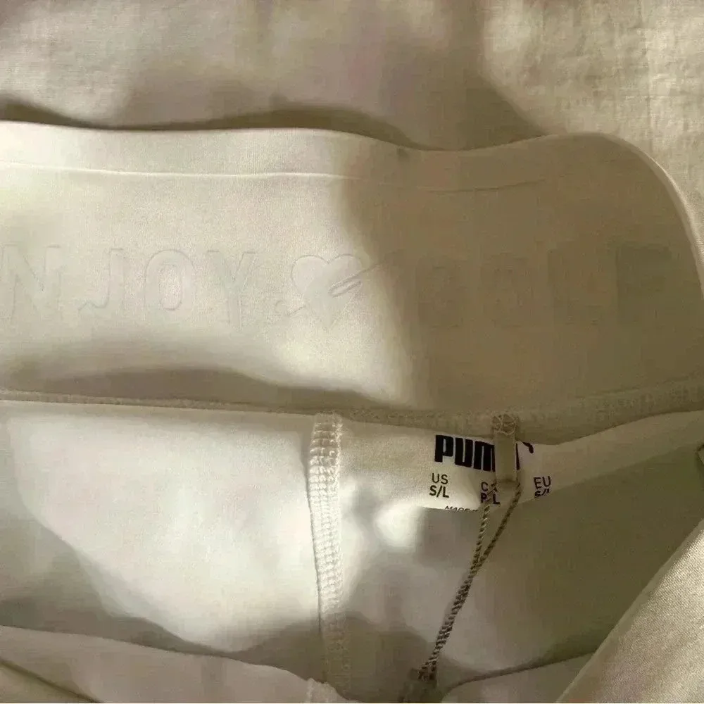 New Puma Golf Power Shape White Floral Skort Size Small Tall Golf Tennis Pockets - Image 3