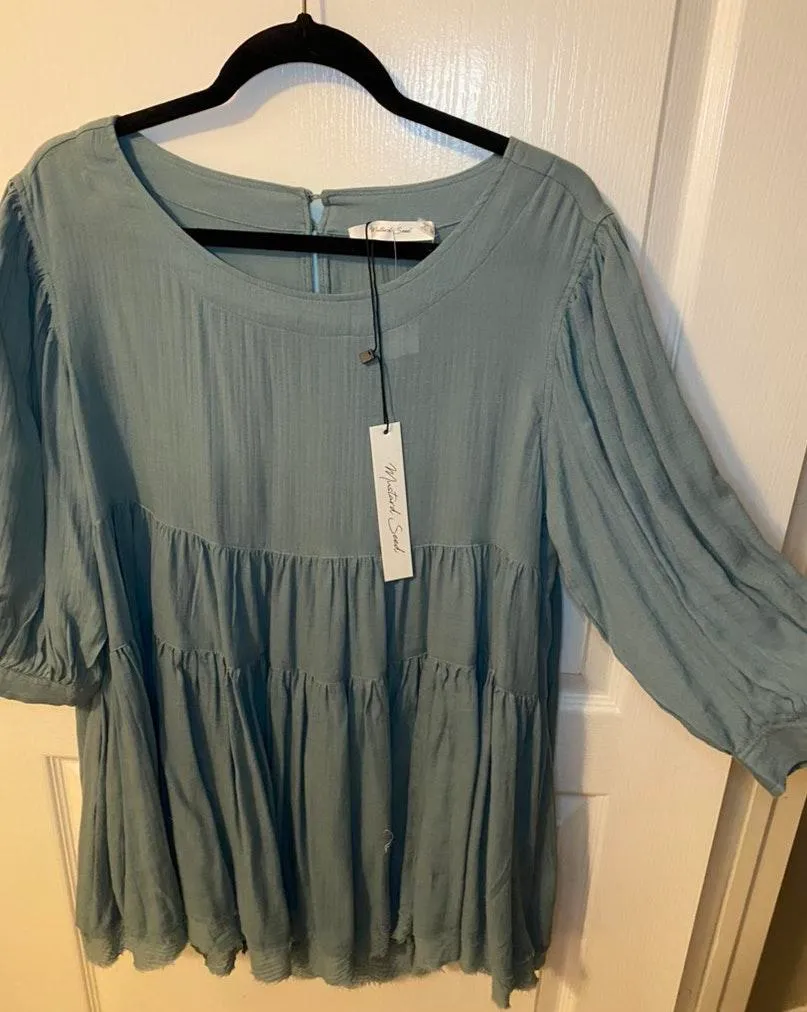 Mustard Seed Sage Tunic - Image 3