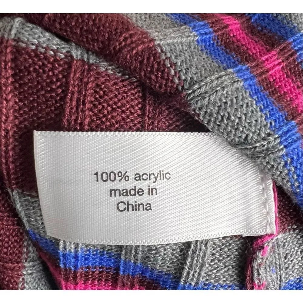 NWT Lane Bryant Colorful Striped Button Up Long Sleeve Cardigan - Image 5