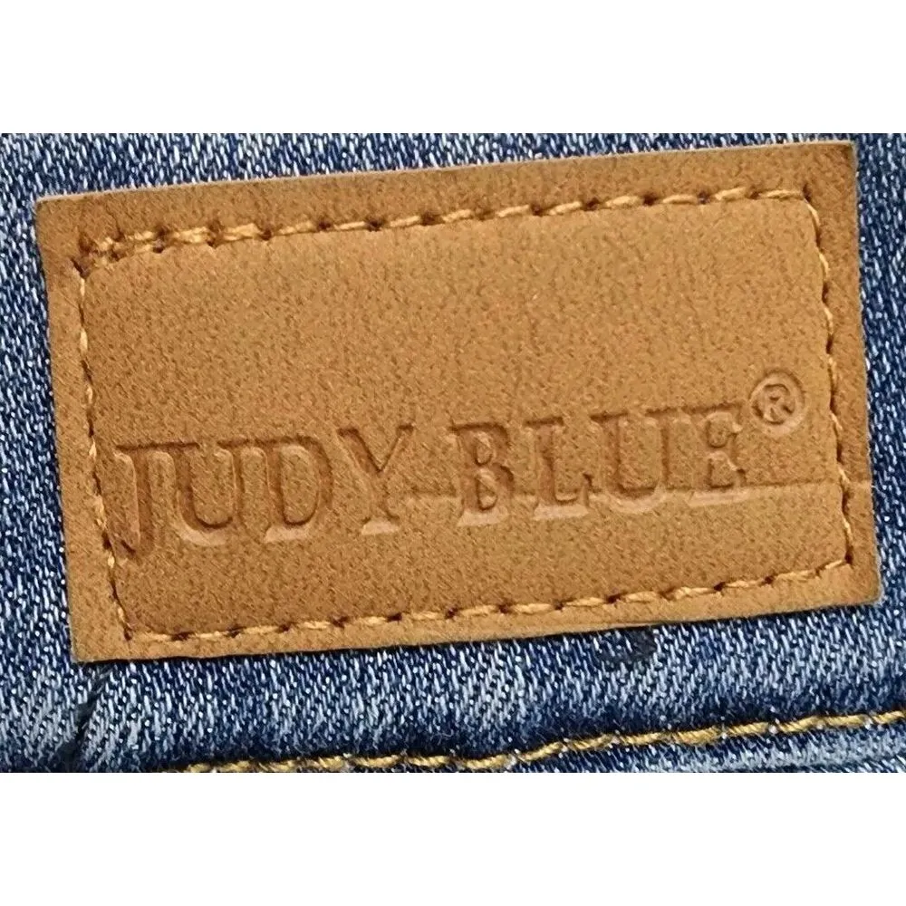 Judy Blue Womens Size 28 Pull On Super Flare Jean Dark Blue - Image 2