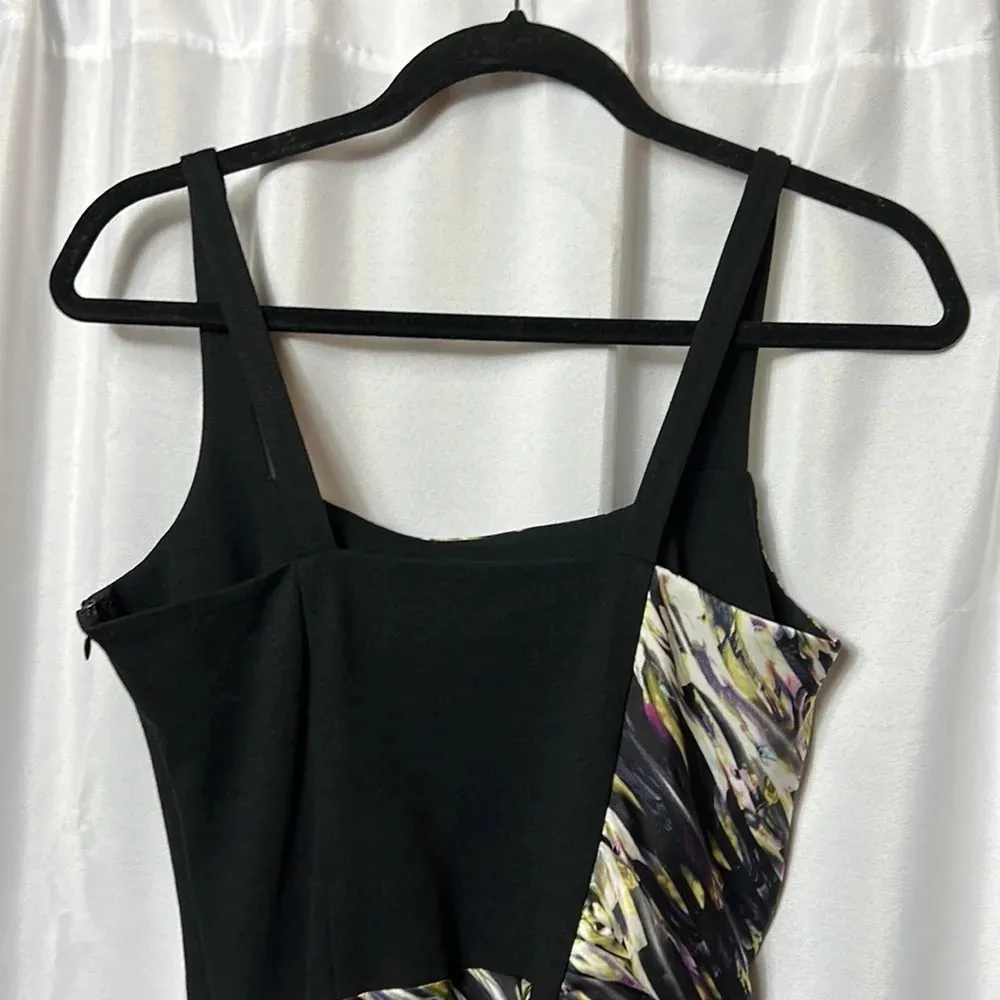 Jessica Simpson Dress Rouched Mini Two-Tone Size M Sleeveless Flattering - Image 9