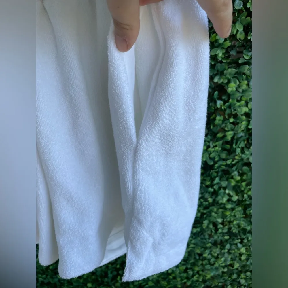 NWOT - A.T.M - Towel Terry Pull-On Short in White | So Soft! - Image 9