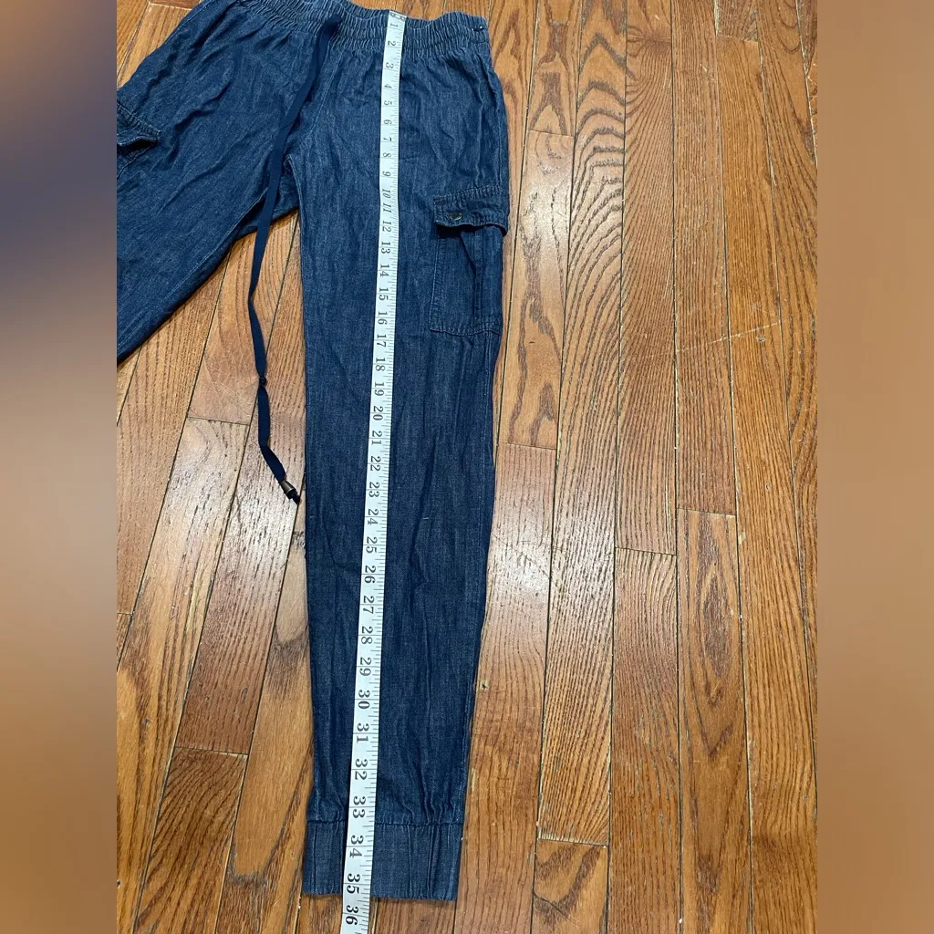 Wax Jean Dark Denim Joggers - Image 6