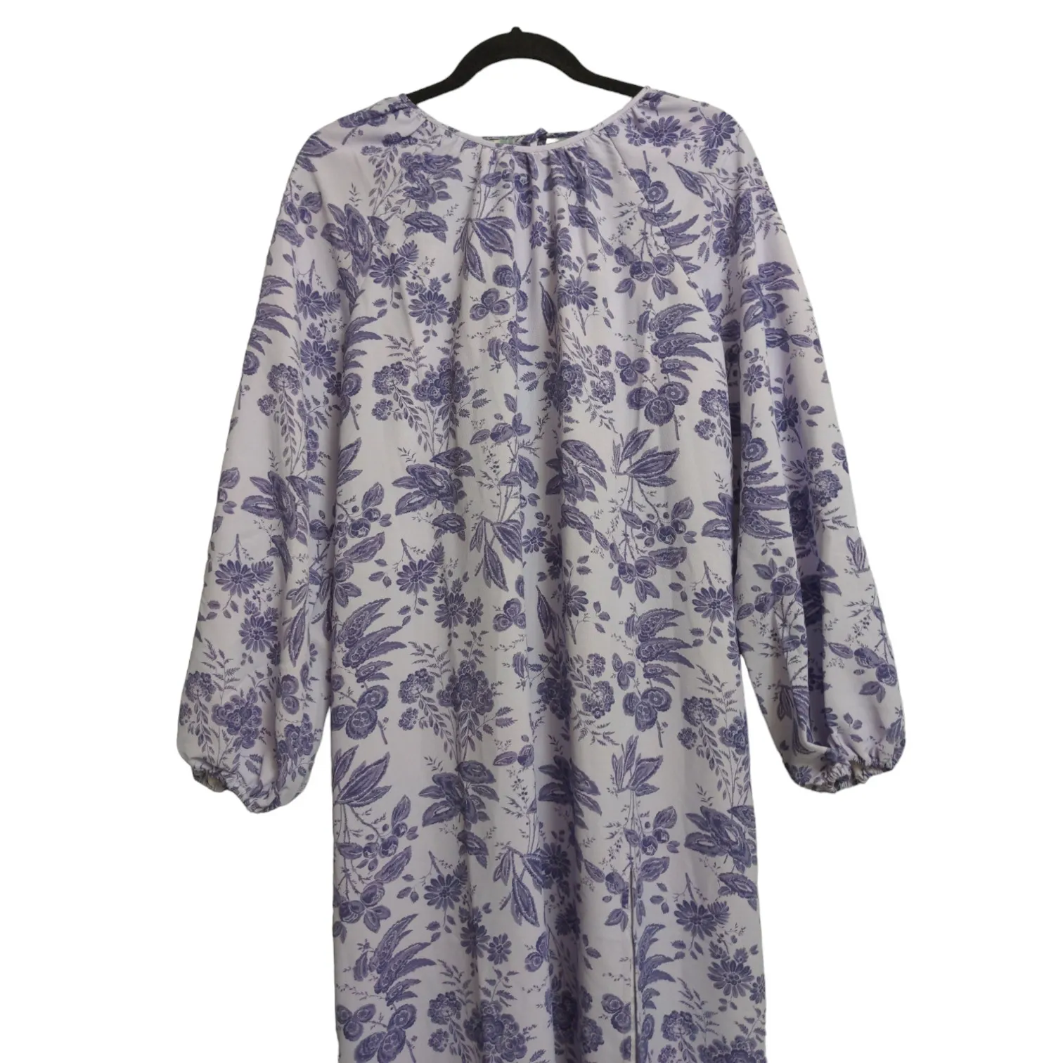 Hill House Simone Dress Lilac Tonal Floral XL New - Image 5