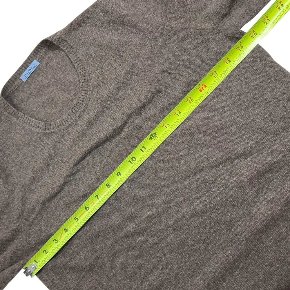 Malo Taupe Brown Cashmere Sweater Size undefined - Image 10