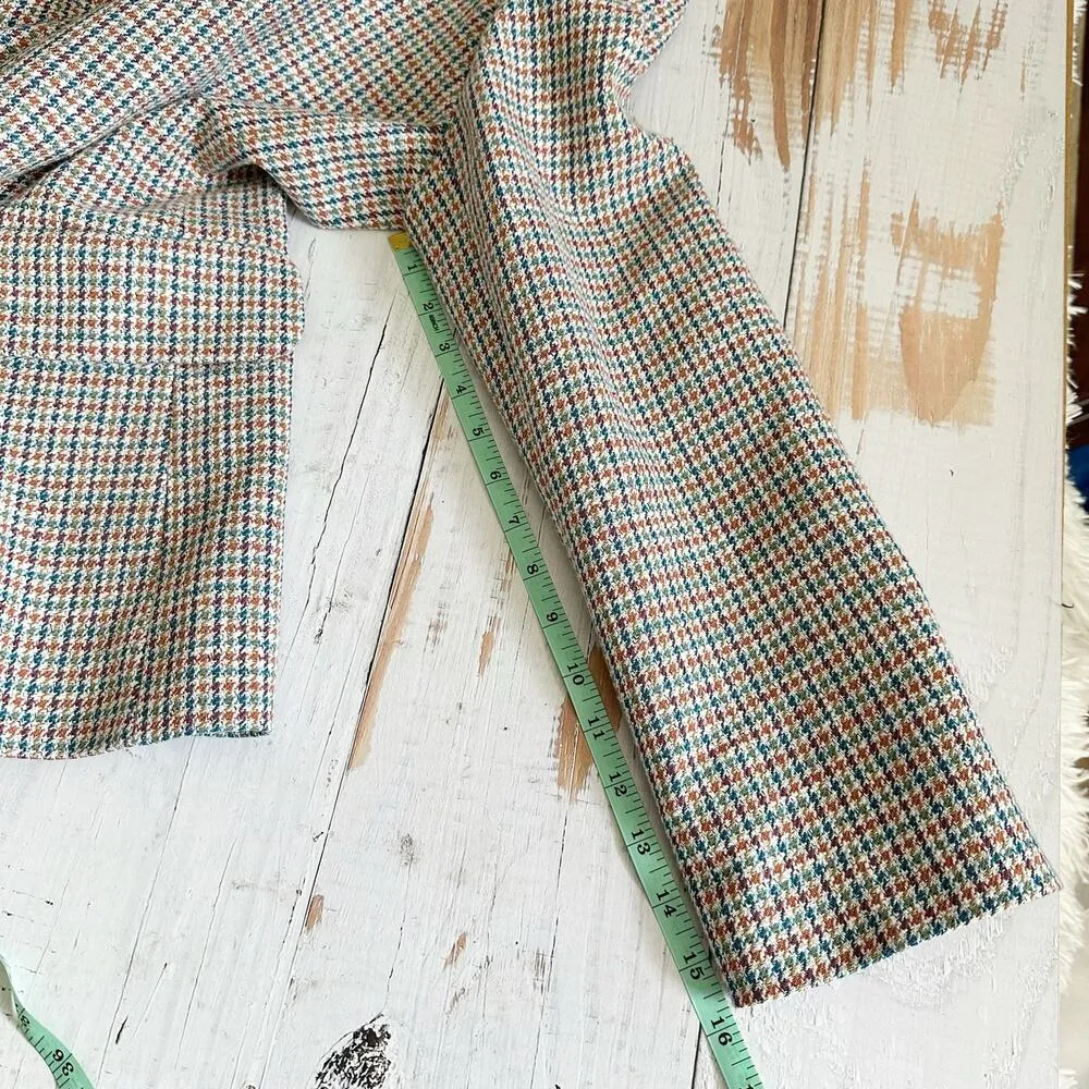 MAJE Tailored Check-Print Houndstooth Blazer Size FR 42 US 10 - Image 11