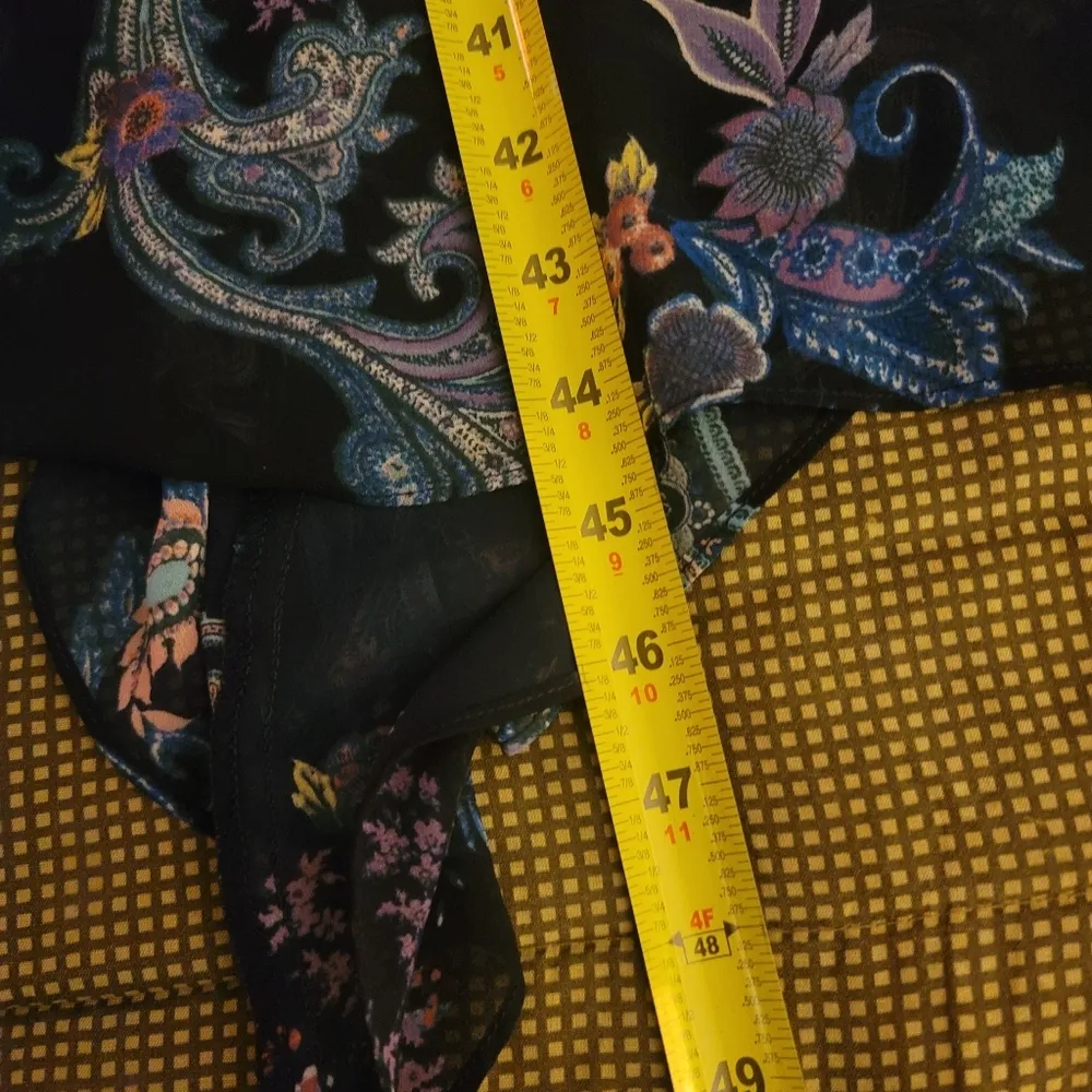 Roz&Ali  100% Polyester Floral Asymmetrical Dress - Image 16