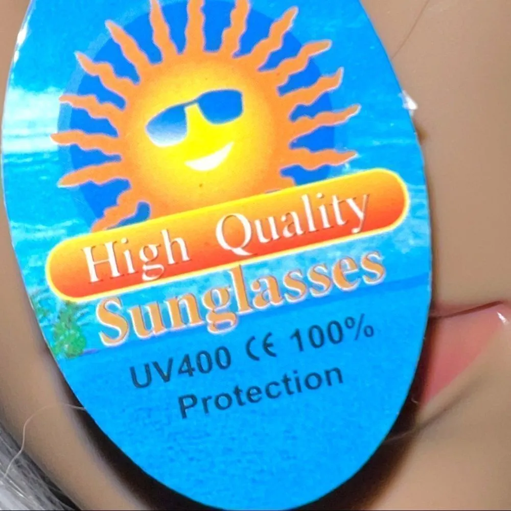 NWT! Blue frame dark tint sunglasses! Blue - Image 6