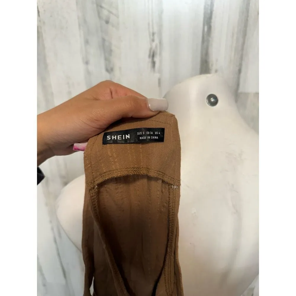 SheIn Brown over alls - Image 6