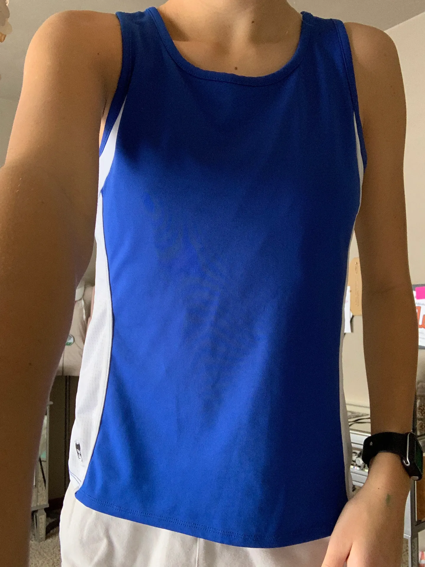 Tennis Tank Top Blue Size M - Image 3