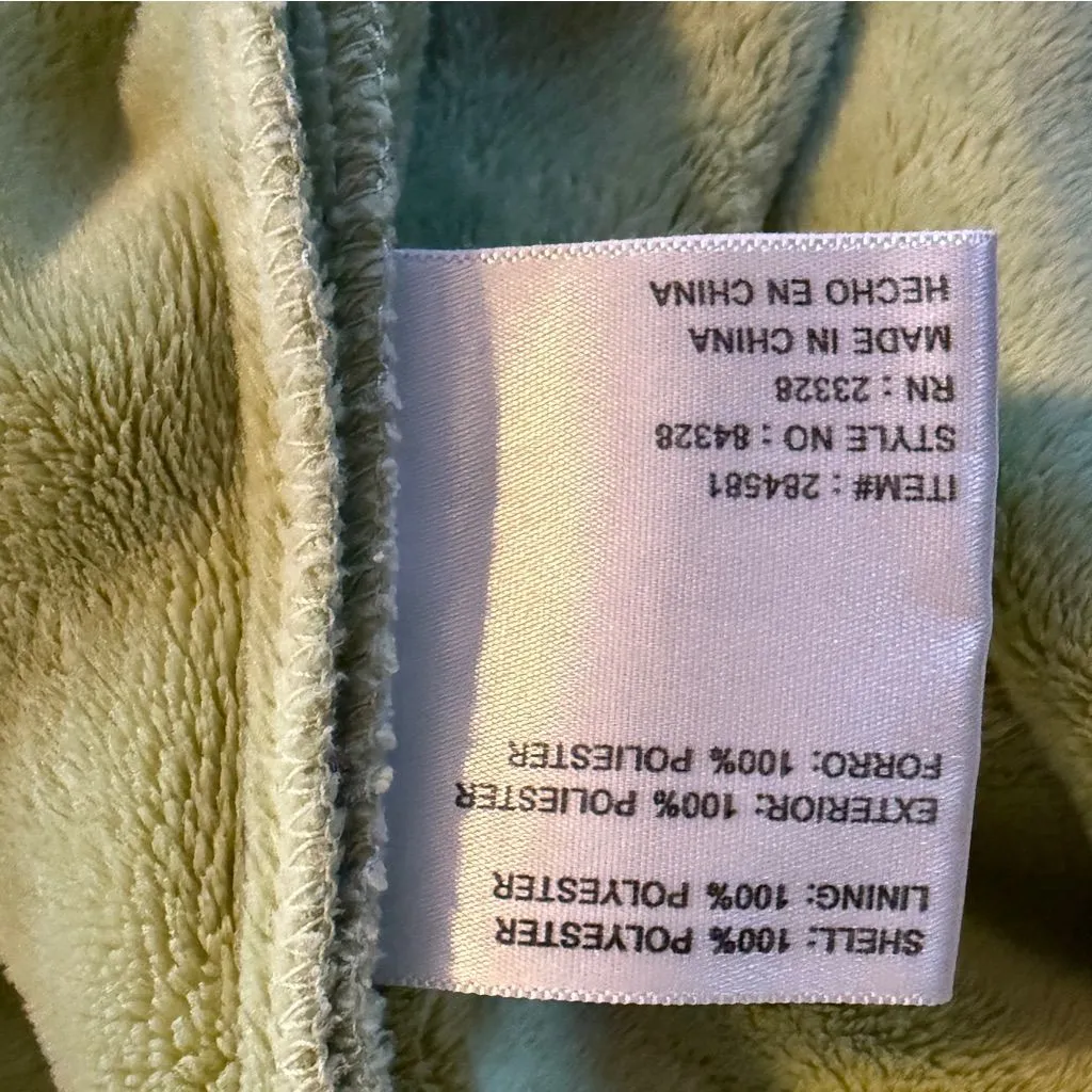 Kristen Blake Green Plush Fleece Zip - Image 7