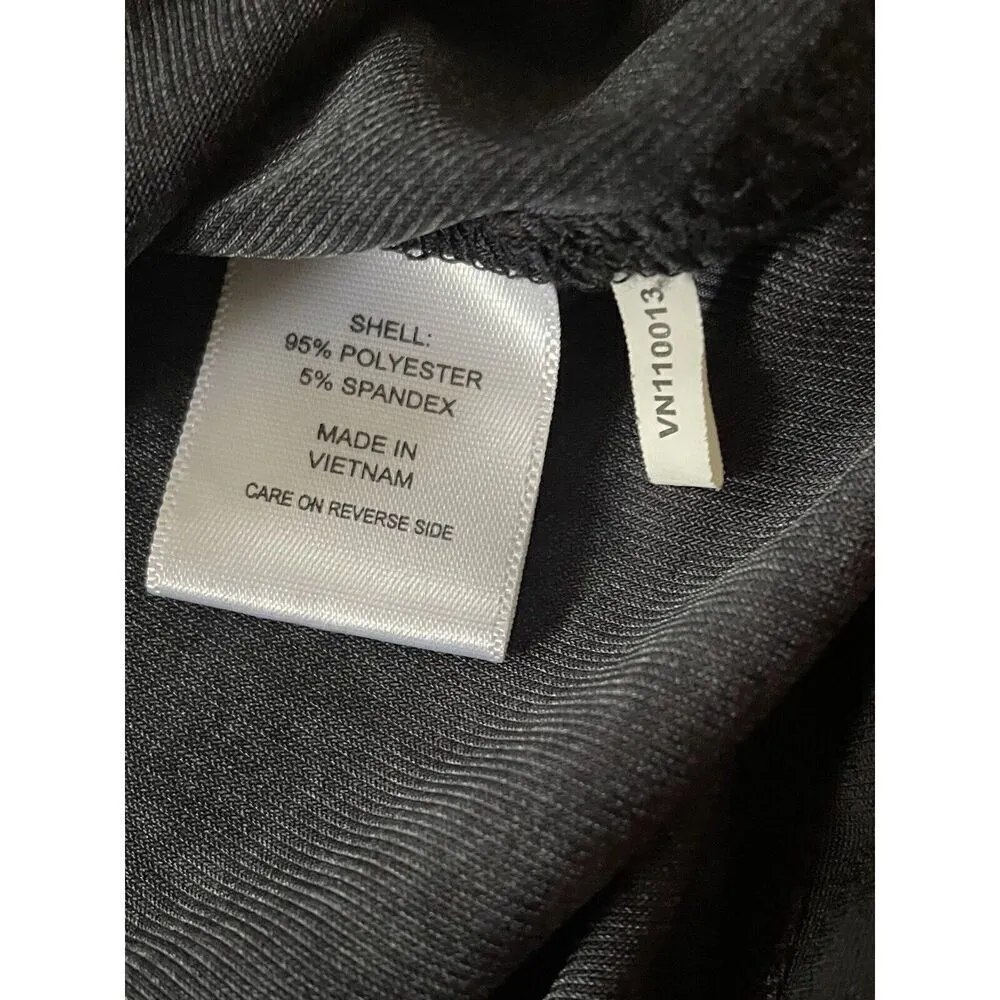 New York & Company Women's size M Midi Black/Yellow Printed Dress Yellow Size M - Image 6