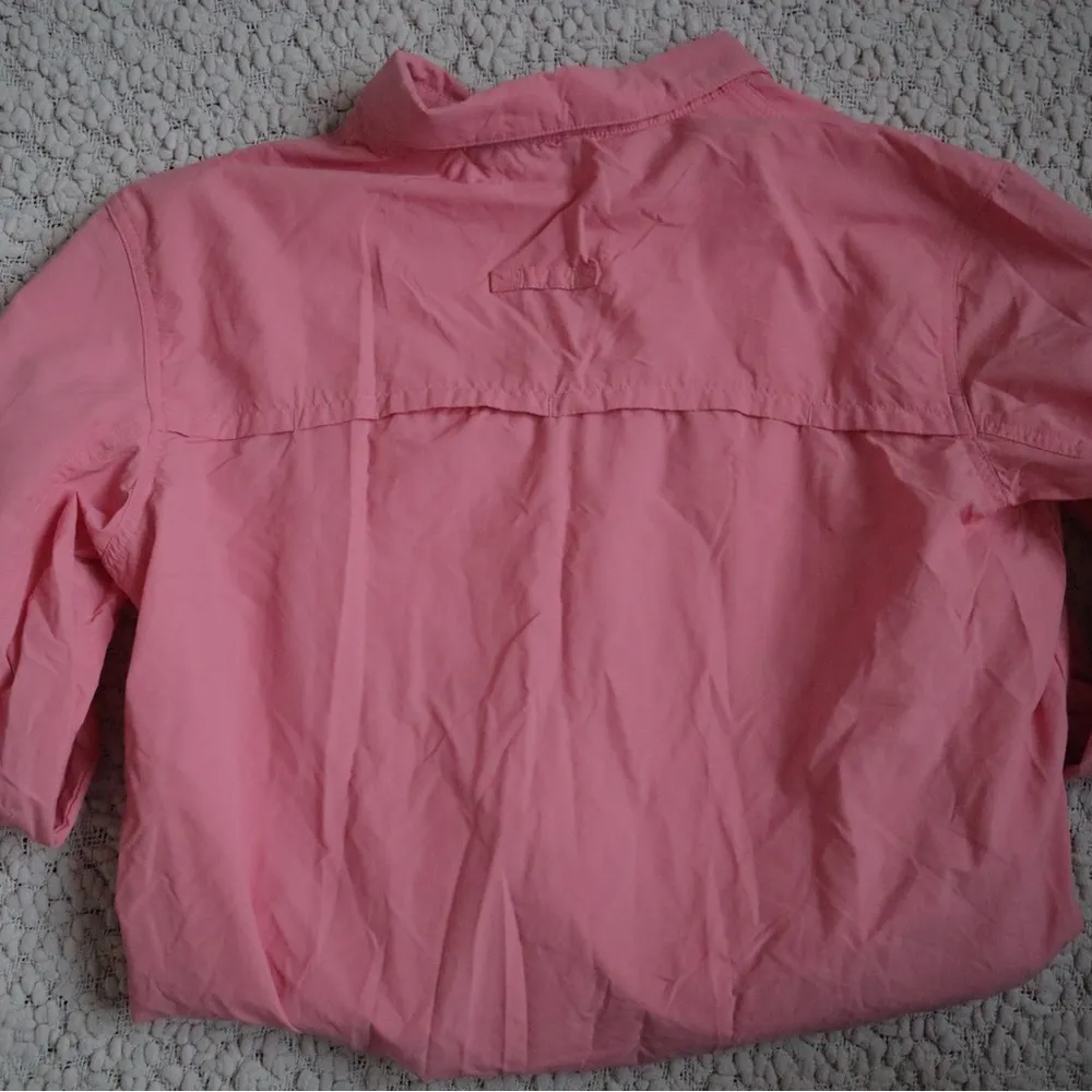 Cabela’s Guidewear Pink Vented Lightweight Button Down Shirt Women XL Hiking - Image 5