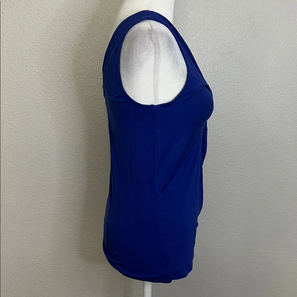 Express Twist Front Tank Top Royal Blue Size XS NWT - Image 2