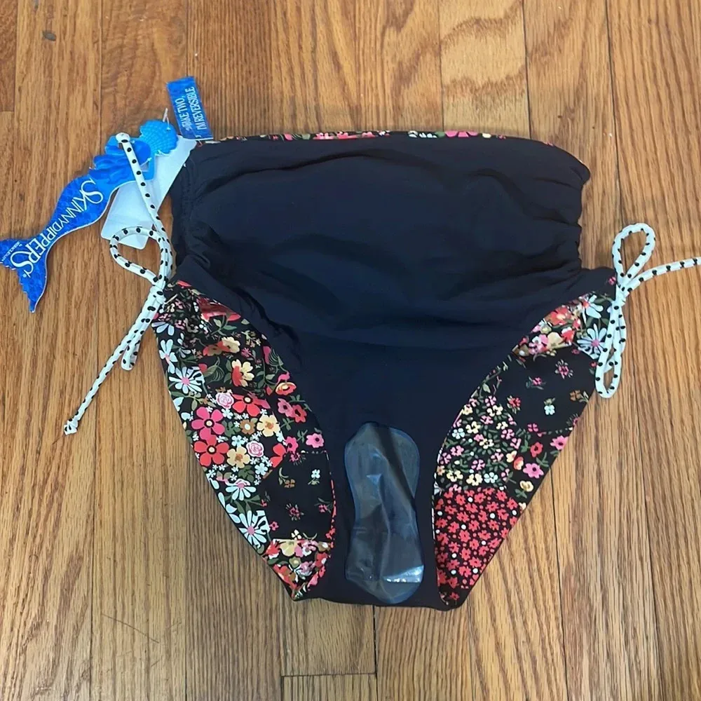 Skinny Dippers Miraclesuit Jellyroll Transformer Reversible Swim Bottom sz S NWT - Image 4