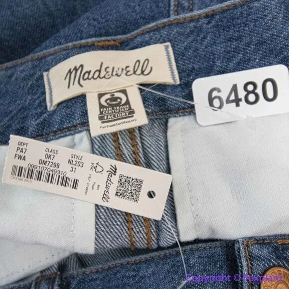 NEW Madewell The Harlow‎ Wide-Leg Jean in Fairson Wash, 31 - Image 11