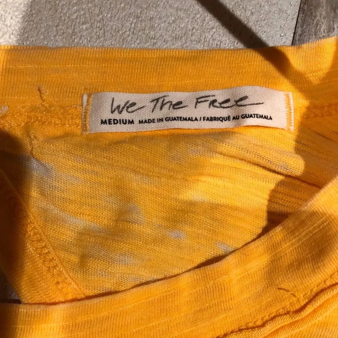 Free People viola burnout open back tee - Image 5