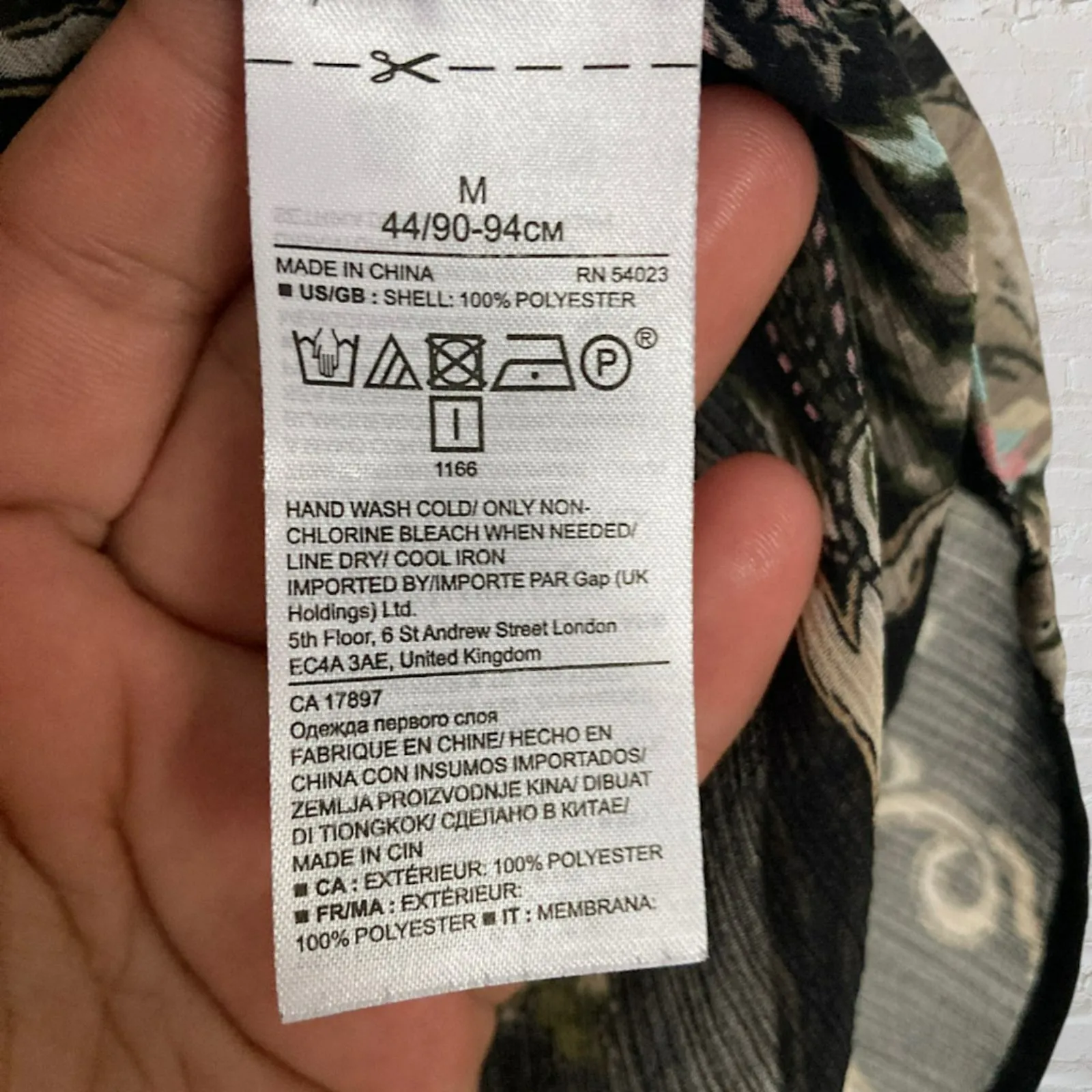 Banana Republic Floral Peasant Top M Tropical Print Boho Short Sleeve - Image 11