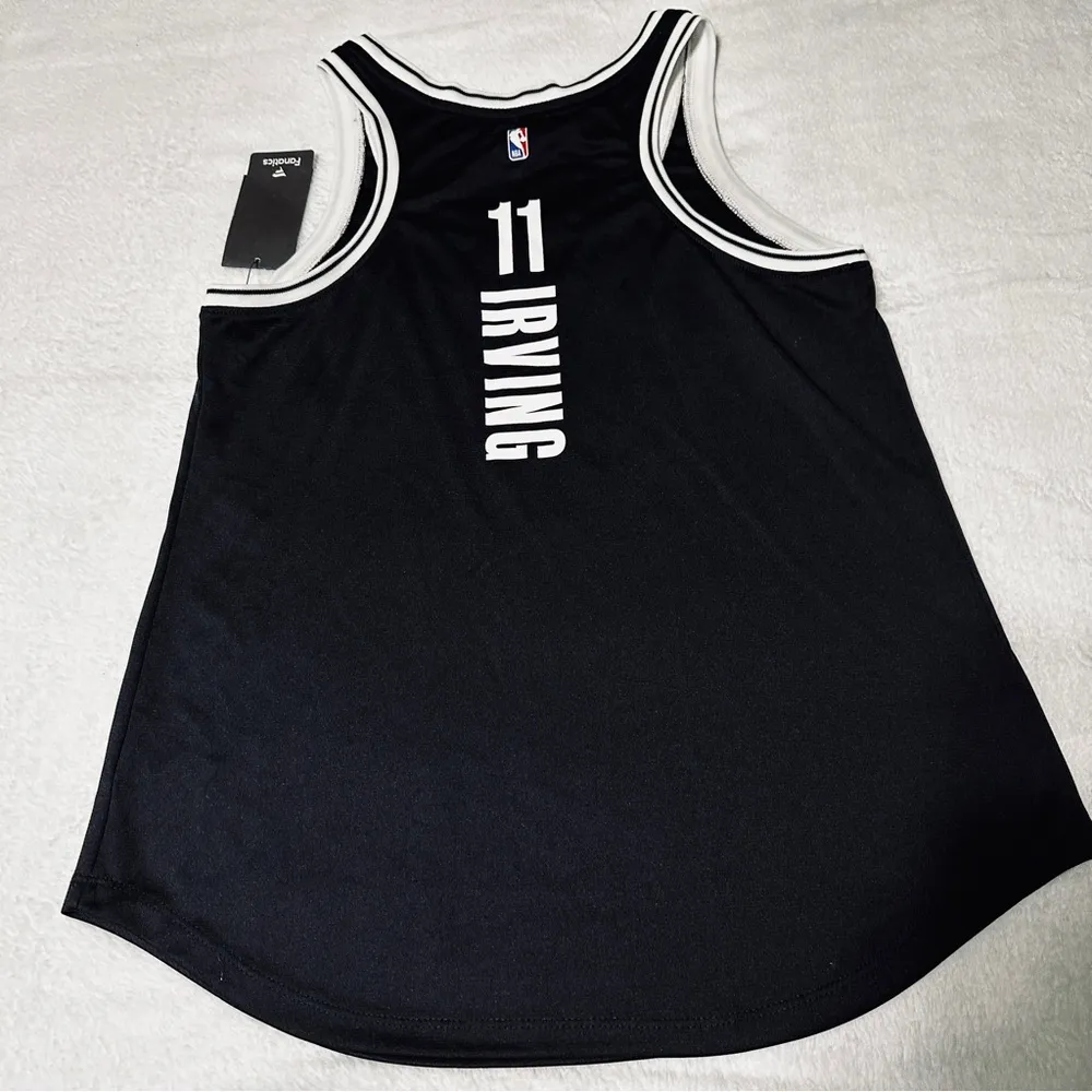 Fanatics Kyrie Irving Brooklyn Nets Tank Jersey Black - Image 4