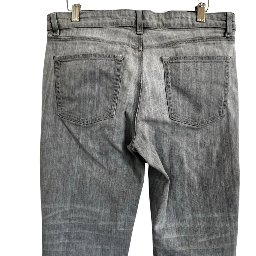 Eileen Fisher Womens 8 Mid Rise Stretchy Skinny Jeans Gray Minimalist - Image 4